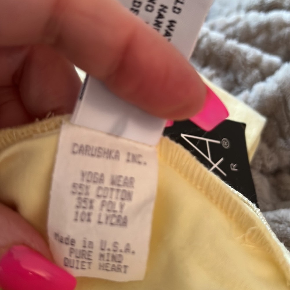 CARUSHKA YELLOW FOOTLESS TIGHTS - Picture 9 of 10